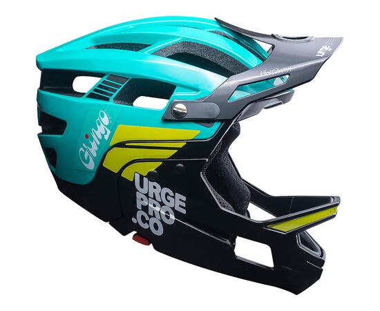 Шлем Urge Gringo de la Pampa Бірюзовий/Чорний L/XL 58-62 см (UBP221432L), изображение 2 Шлем Urge Gringo de la Pampa Бірюзовий/Чорний L/XL 58-62 см (UBP221432L), изображение 2