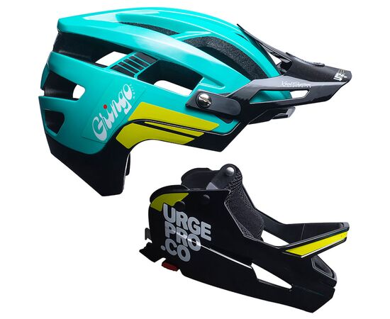 Шлем Urge Gringo de la Pampa Бірюзовий/Чорний L/XL 58-62 см (UBP221432L), изображение 3 Шлем Urge Gringo de la Pampa Бірюзовий/Чорний L/XL 58-62 см (UBP221432L), изображение 3