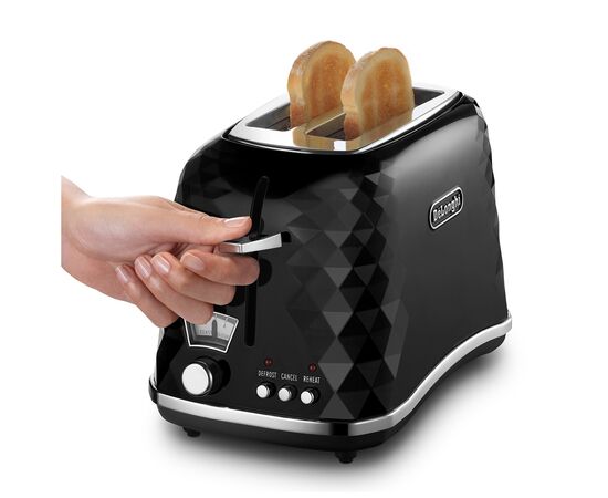 Тостер DeLonghi CTJ2103.BK, изображение 3 Тостер DeLonghi CTJ2103.BK, изображение 3