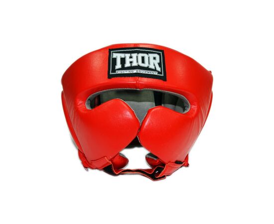 Боксерский шлем Thor 716 L ПУ-шкіра Червоний (716 (PU) RED L)