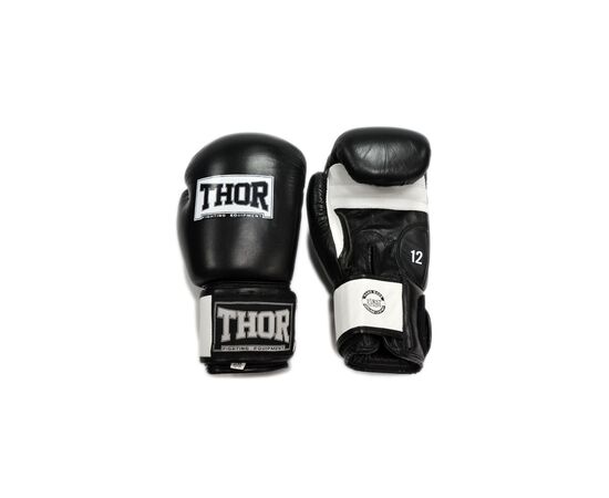 Боксерские перчатки Thor Shark PU-шкіра 12oz Чорні (8019/03(PU) BLK 12 oz.), изображение 5 Боксерские перчатки Thor Shark PU-шкіра 12oz Чорні (8019/03(PU) BLK 12 oz.), изображение 5
