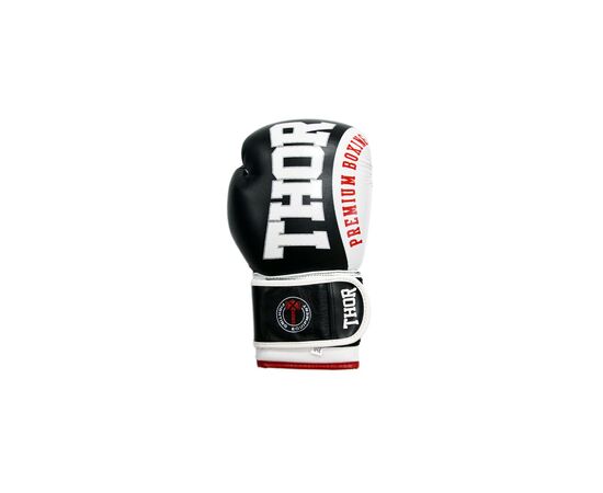 Боксерские перчатки Thor Shark Шкіра 14oz Чорні (8019/03(Leather) BLK 14 oz.), изображение 2 Боксерские перчатки Thor Shark Шкіра 14oz Чорні (8019/03(Leather) BLK 14 oz.), изображение 2