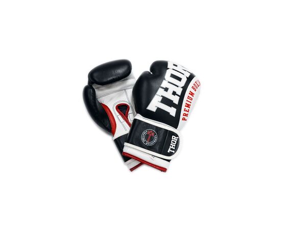 Боксерские перчатки Thor Shark PU-шкіра 16oz Чорні (8019/03(PU) BLK 16 oz.)