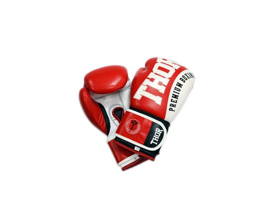 Боксерские перчатки Thor Shark Шкіра 16oz Червоні (8019/02(Leather) RED 16 oz.)