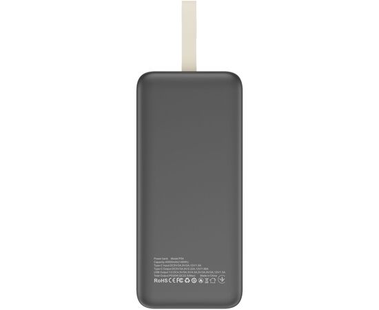 Батарея універсальна Golf P54 40000mah (PD20W+QC22.5W) Black (964380), зображення 2 Батарея універсальна Golf P54 40000mah (PD20W+QC22.5W) Black (964380), зображення 2