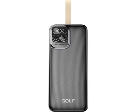 Батарея универсальная Golf P54 40000mah (PD20W+QC22.5W) Black (964380)