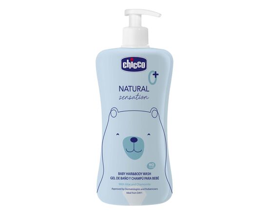 Детский гель для душа Chicco Natural Sensation Без Слез шампун 500 мл 8058664163731 (11517.00)