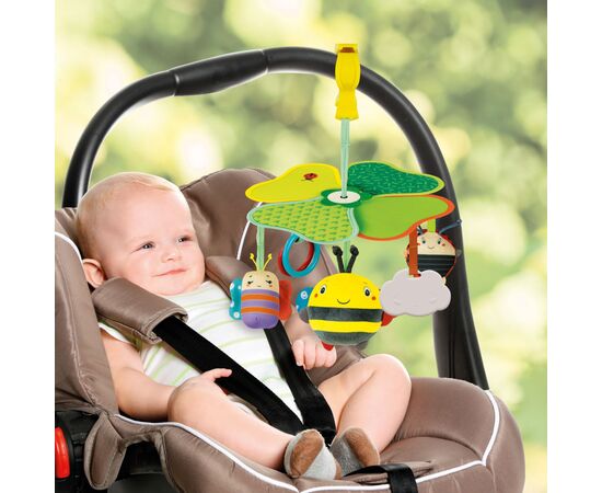 Іграшка на коляску Clementoni Easy-Peasy (17790), зображення 7 Іграшка на коляску Clementoni Easy-Peasy (17790), зображення 7