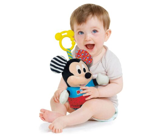 Іграшка на коляску Clementoni Baby Mickey серія Disney Baby (17165), зображення 3 Іграшка на коляску Clementoni Baby Mickey серія Disney Baby (17165), зображення 3