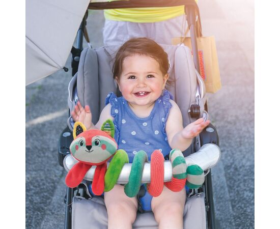 Игрушка на коляску Clementoni oft Spiral Happy Animals (17799), изображение 4 Игрушка на коляску Clementoni oft Spiral Happy Animals (17799), изображение 4
