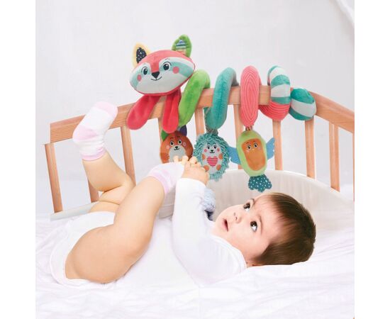 Игрушка на коляску Clementoni oft Spiral Happy Animals (17799), изображение 5 Игрушка на коляску Clementoni oft Spiral Happy Animals (17799), изображение 5