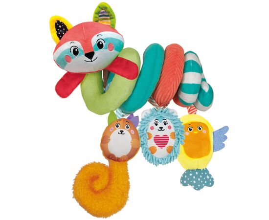 Игрушка на коляску Clementoni oft Spiral Happy Animals (17799)