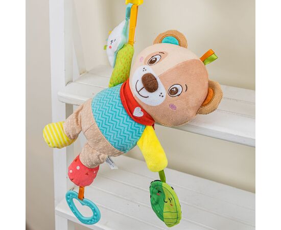 Іграшка на коляску Clementoni Easy-Peasy Soft Bear брязкальце (17788), зображення 4 Іграшка на коляску Clementoni Easy-Peasy Soft Bear брязкальце (17788), зображення 4