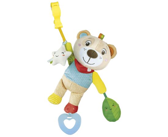 Игрушка на коляску Clementoni Easy-Peasy Soft Bear погремушка (17788)