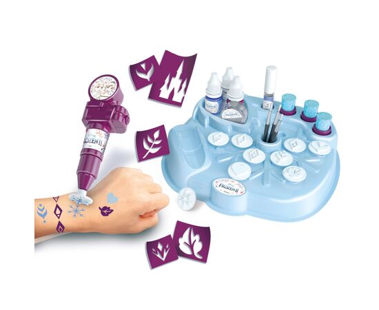 Набор для творчества Clementoni Magic Tattoo Frozen, серия Disney (18721), изображение 2 Набор для творчества Clementoni Magic Tattoo Frozen, серия Disney (18721), изображение 2
