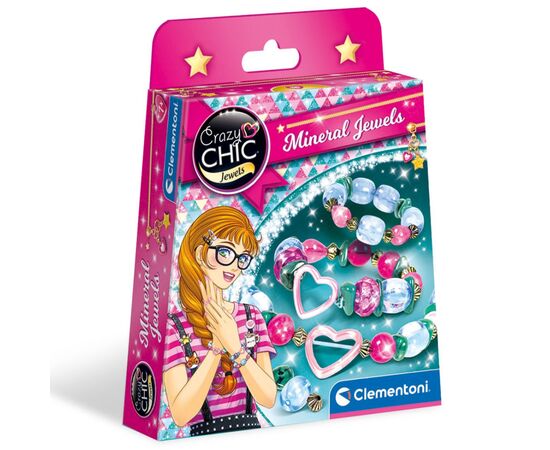 Набор для творчества Clementoni Mineral Jewels, серия Crazy Chic (18580)