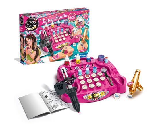 Набор для творчества Clementoni Tattoo Studio, серия Crazy Chic (18602), изображение 2
