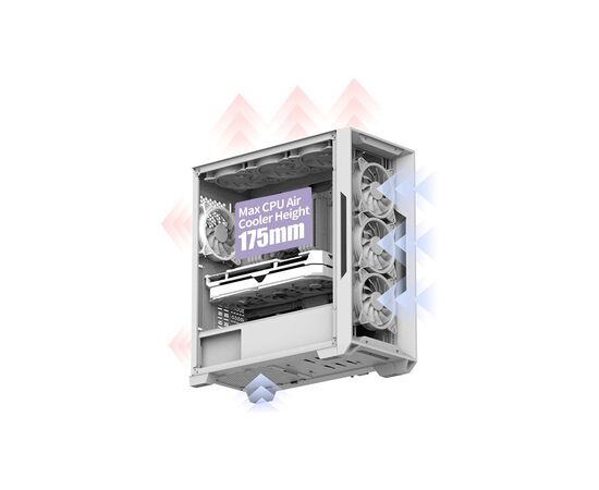 Корпус Almordor L1300 Pioneer White (ALL1300), изображение 4 Корпус Almordor L1300 Pioneer White (ALL1300), изображение 4