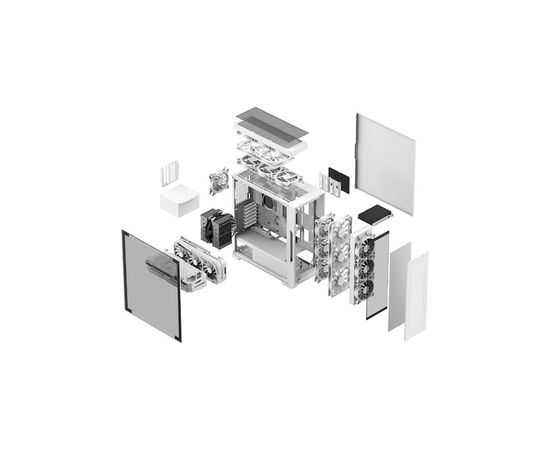 Корпус Almordor L1300 Pioneer White (ALL1300), изображение 5 Корпус Almordor L1300 Pioneer White (ALL1300), изображение 5