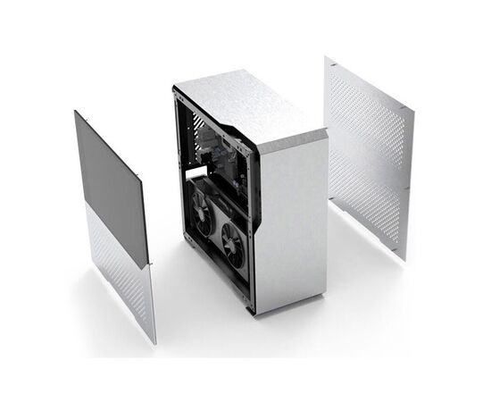 Корпус Almordor SilverLining 160G Silver (ALSL160GISL), изображение 3 Корпус Almordor SilverLining 160G Silver (ALSL160GISL), изображение 3