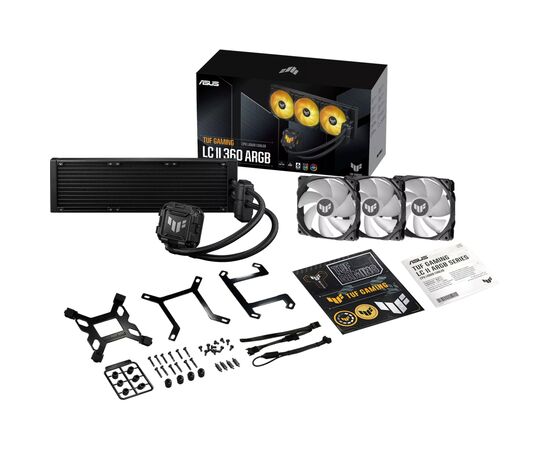 Система водяного охолодження ASUS TUF Gaming LC II 360 ARGB (90RC00M1-M0UAY0), зображення 5 Система водяного охолодження ASUS TUF Gaming LC II 360 ARGB (90RC00M1-M0UAY0), зображення 5