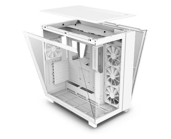 Корпус NZXT H9 Flow Edition White (CM-H91FW-01), изображение 5 Корпус NZXT H9 Flow Edition White (CM-H91FW-01), изображение 5