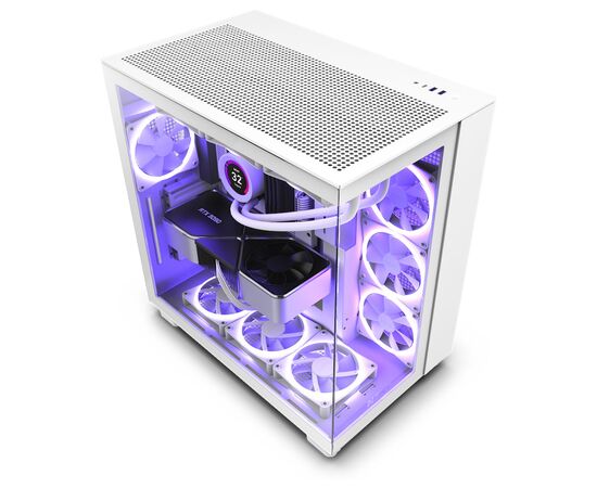Корпус NZXT H9 Flow Edition White (CM-H91FW-01)