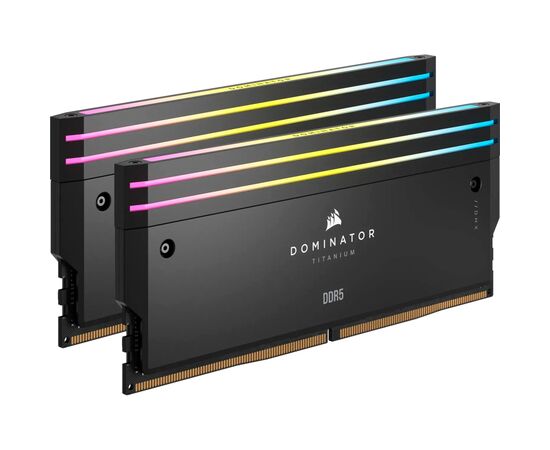 Модуль пам'яті для комп'ютера DDR5 32GB (2x16GB) 6000 MHz Dominator Titanium RGB Corsair (CMP32GX5M2B6000C30), зображення 2 Модуль пам'яті для комп'ютера DDR5 32GB (2x16GB) 6000 MHz Dominator Titanium RGB Corsair (CMP32GX5M2B6000C30), зображення 2
