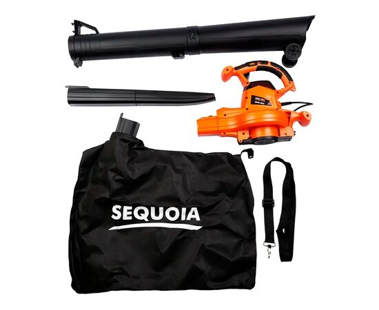 Пылесос садовый SEQUOIA 3.0 кВт, скорость воздуха 360 км/ч, травосборник 40 л (SEVB3036), изображение 8 Пылесос садовый SEQUOIA 3.0 кВт, скорость воздуха 360 км/ч, травосборник 40 л (SEVB3036), изображение 8