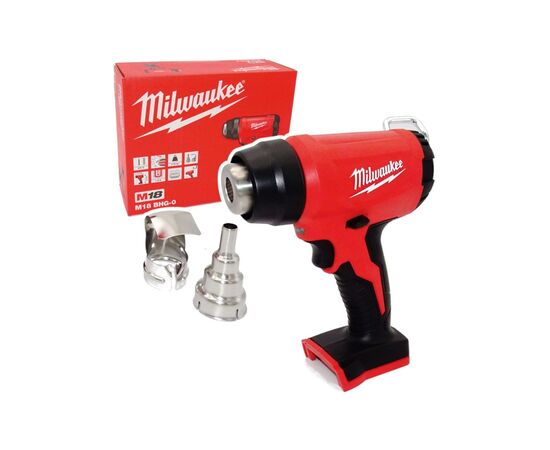 Строительный фен Milwaukee M18 BHG-0 (без АКБ и ЗУ) (4933459771), изображение 5 Строительный фен Milwaukee M18 BHG-0 (без АКБ и ЗУ) (4933459771), изображение 5