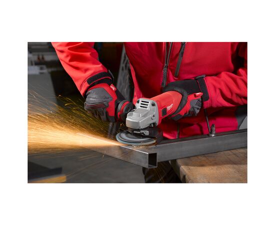 Шлифовальная машина Milwaukee AGV 10-125 EK, 1000Вт, 125 мм (4933451222), изображение 8 Шлифовальная машина Milwaukee AGV 10-125 EK, 1000Вт, 125 мм (4933451222), изображение 8