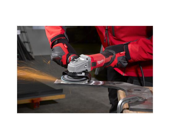 Шліфувальна машина Milwaukee AGV 13-125 XE, 1250Вт, 125 мм (4933451218), зображення 7 Шліфувальна машина Milwaukee AGV 13-125 XE, 1250Вт, 125 мм (4933451218), зображення 7