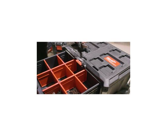Ящик для инструментов Milwaukee PACKOUT с 3-мя выдвижными отсеками (4932472130), изображение 7 Ящик для инструментов Milwaukee PACKOUT с 3-мя выдвижными отсеками (4932472130), изображение 7