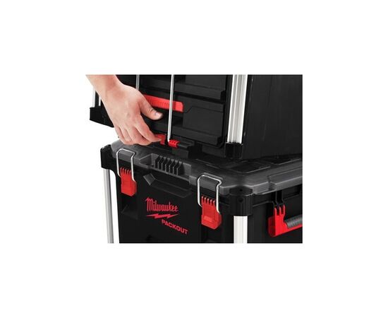 Ящик для инструментов Milwaukee PACKOUT с 3-мя выдвижными отсеками (4932472130), изображение 8 Ящик для инструментов Milwaukee PACKOUT с 3-мя выдвижными отсеками (4932472130), изображение 8