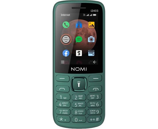 Мобильный телефон Nomi i2403 Dark Green