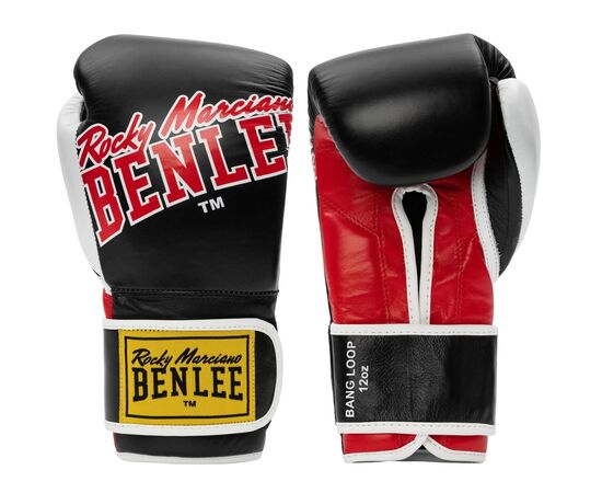 Боксерские перчатки Benlee Bang Loop Шкіра 10oz Чорно-червоні (199351 (Black Red) 10 oz.), изображение 2 Боксерские перчатки Benlee Bang Loop Шкіра 10oz Чорно-червоні (199351 (Black Red) 10 oz.), изображение 2