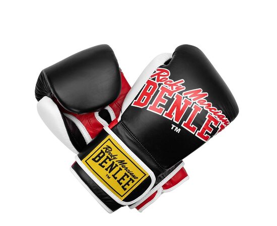 Боксерские перчатки Benlee Bang Loop Шкіра 12oz Чорно-червоні (199351 (Black Red) 12 oz.)