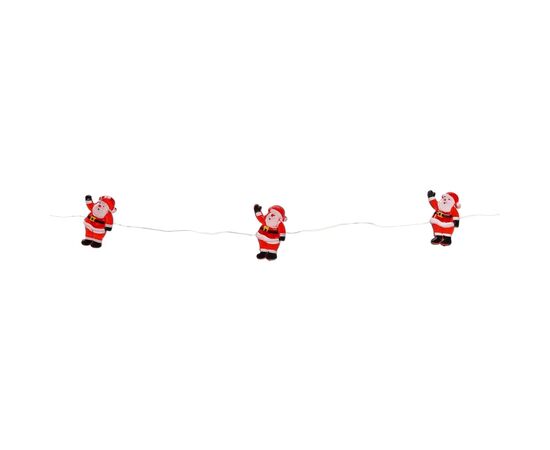 Гирлянда Chomik Санта струна, 2,2 м, 20 LED теплый белый, 2АА (5900779854178)