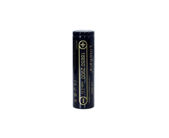 Аккумулятор 18650 2900mah Li-Ion, (2850-2950mah), 3.7V (2.75-4.2V), Blac Liitokala (Lii-29A)