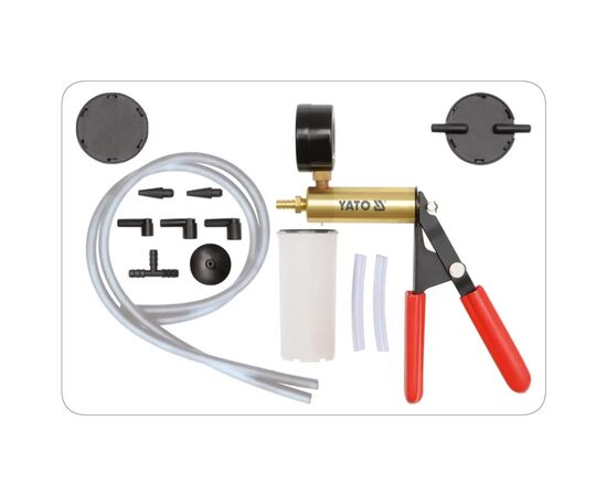 Насос ручний Yato вакуумний діагностичний 16 ел. (YT-0673), зображення 3 Насос ручний Yato вакуумний діагностичний 16 ел. (YT-0673), зображення 3