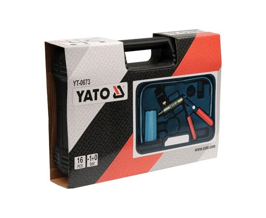 Насос ручний Yato вакуумний діагностичний 16 ел. (YT-0673), зображення 4 Насос ручний Yato вакуумний діагностичний 16 ел. (YT-0673), зображення 4