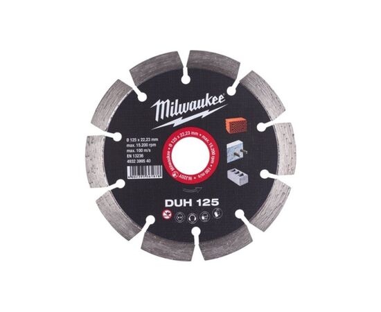 Круг отрезной Milwaukee DUH 125, алмазный (4932479464)