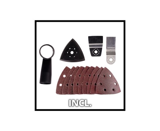 Реноватор Einhell TC-MG 250 CE, 250Вт, 11000-20000об/мин, набор насадок (4465185), изображение 2 Реноватор Einhell TC-MG 250 CE, 250Вт, 11000-20000об/мин, набор насадок (4465185), изображение 2