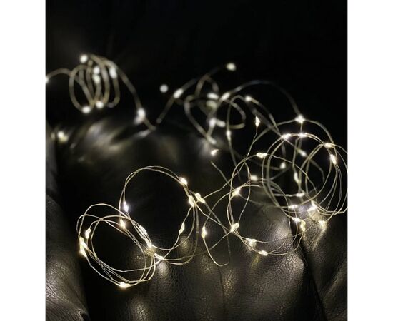 Гірлянда Chomik Гірлянда-струна 6,2 м, 60 LED теплий білий, 3АА батар., ІР44 (5900779802650), зображення 6 Гірлянда Chomik Гірлянда-струна 6,2 м, 60 LED теплий білий, 3АА батар., ІР44 (5900779802650), зображення 6
