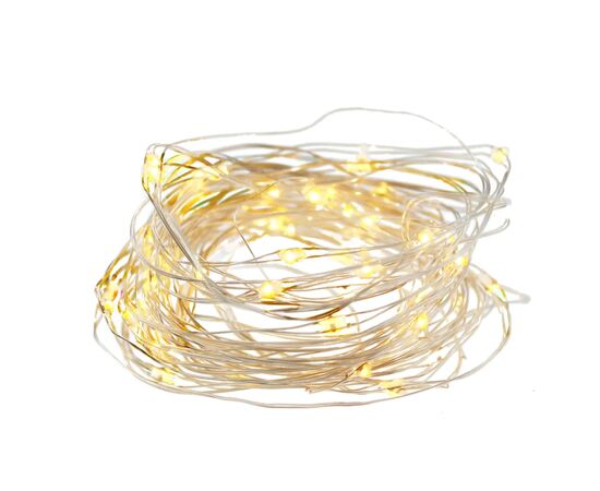 Гірлянда Chomik Гірлянда-струна 6,2 м, 60 LED теплий білий, 3АА батар., ІР44 (5900779802650)