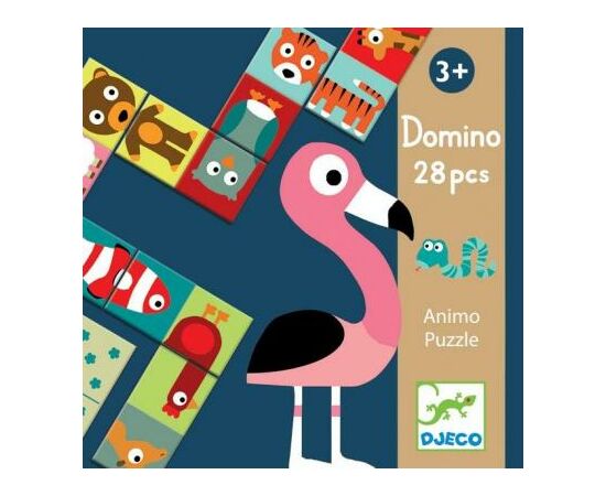 Настольная игра Djeco домино Сложи животное (DJ08165)