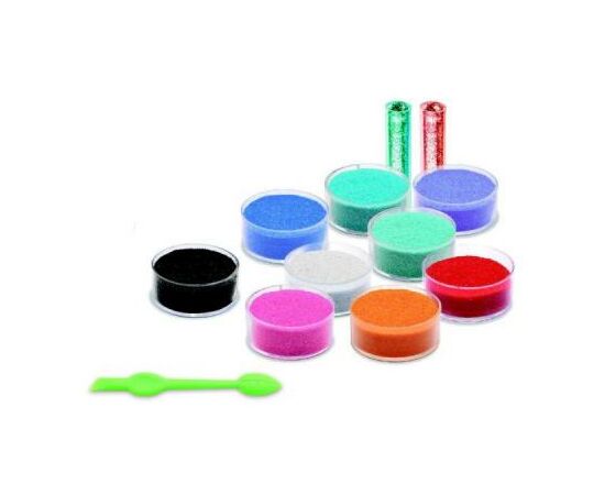 Набор для творчества Djeco Рисование песком и блестками Радужные рыбки (DJ08661), изображение 3 Набор для творчества Djeco Рисование песком и блестками Радужные рыбки (DJ08661), изображение 3