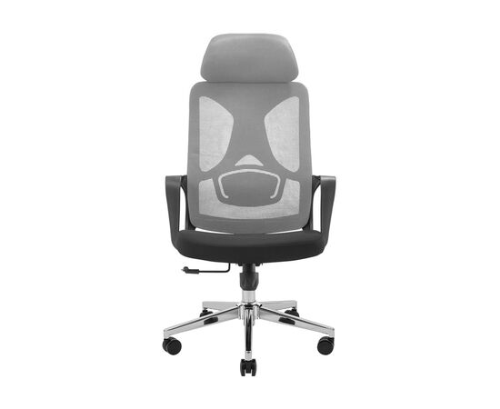 Офисное кресло Richman Монеро Хром M-1 (Tilt) Сетка черная + сетка серая (ADD0003211), изображение 2 Офисное кресло Richman Монеро Хром M-1 (Tilt) Сетка черная + сетка серая (ADD0003211), изображение 2