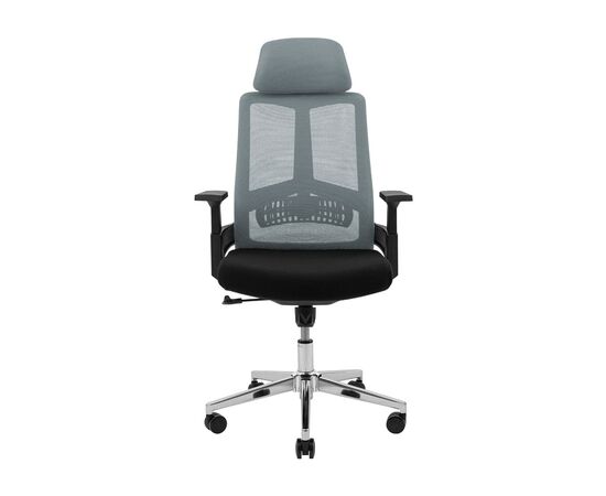 Офисное кресло Richman Токен Хром M-1 (Tilt) Сетка черная + сетка серая (ADD0003213), изображение 2 Офисное кресло Richman Токен Хром M-1 (Tilt) Сетка черная + сетка серая (ADD0003213), изображение 2