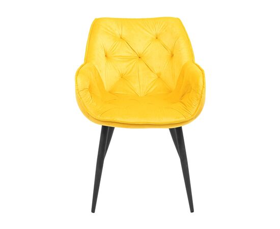 Кухонный стул Richman Голден Ножки черные Желтый (ADD0002763), изображение 2